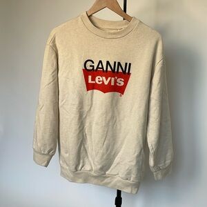 GANNI x LEVIS Crew neck sweater oversized